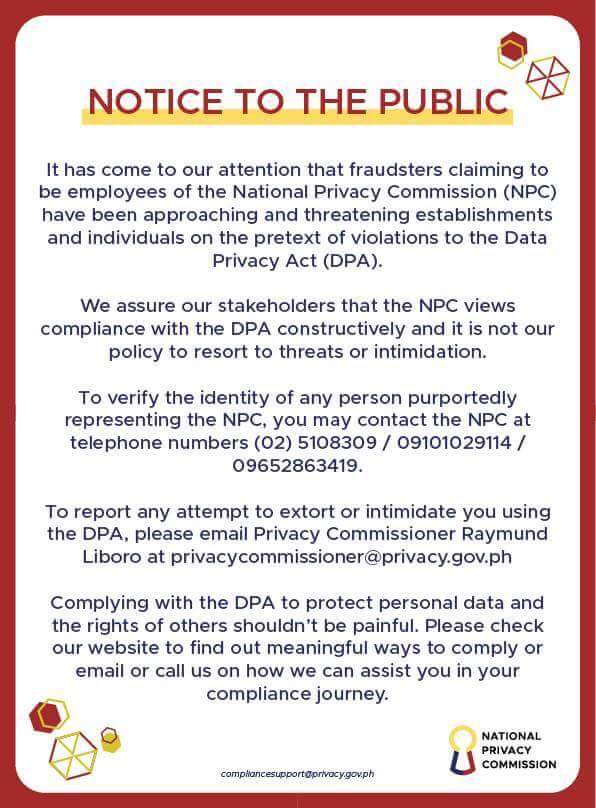 NPC Notice